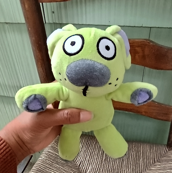 Yottoy Mo Willems Knuffle Bunny Plush Green 8" Small Stuffed Animal Toy 2004 - Picture 3 of 11